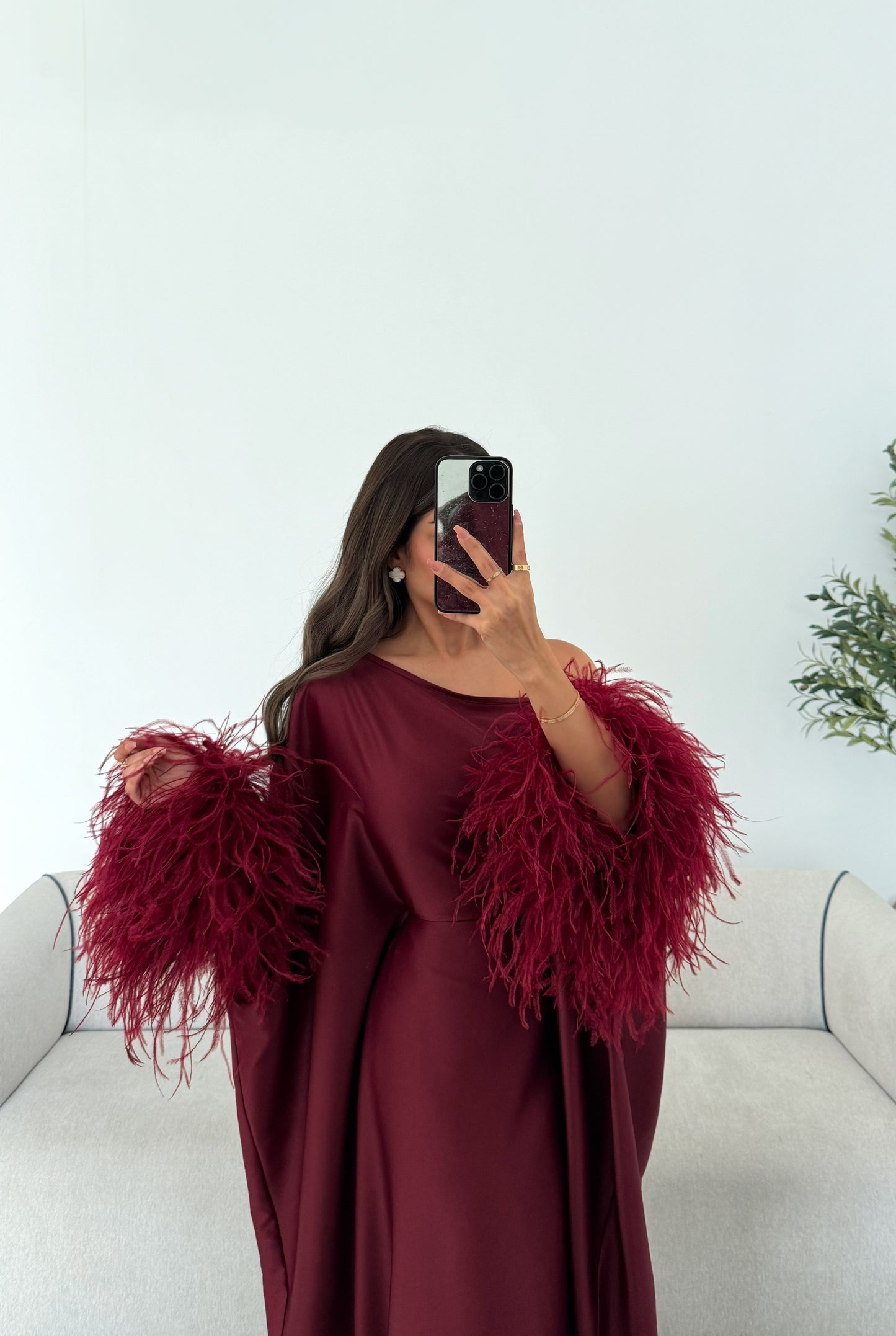 Burgundy Feathera